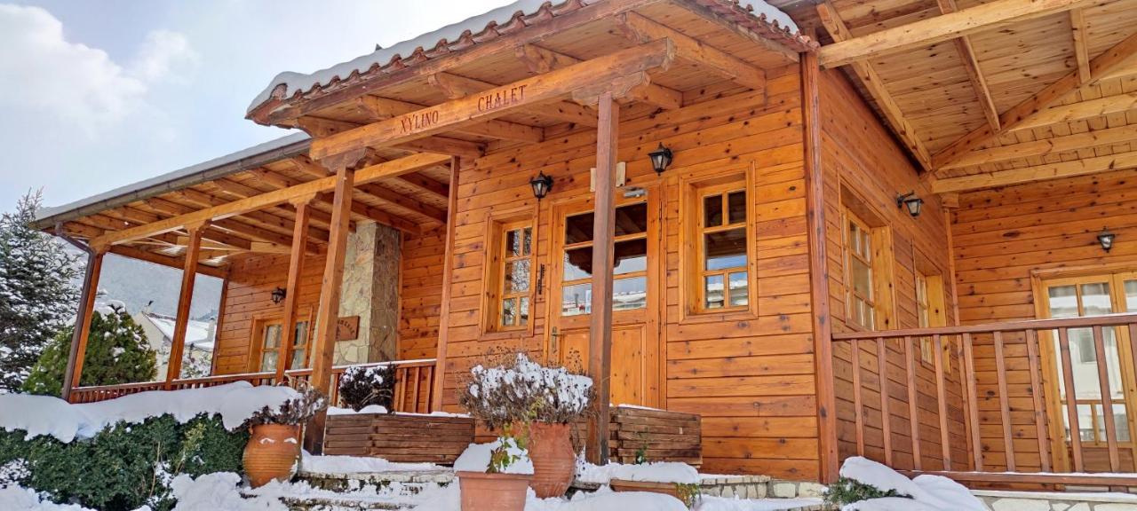 Xylino Chalet Kalavryta Exterior foto